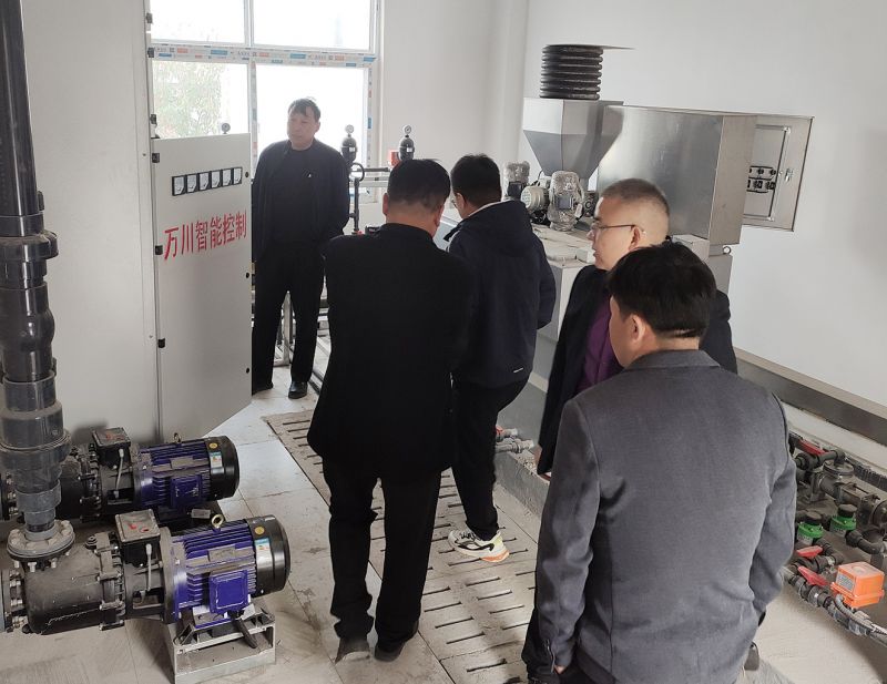 熱烈(lie)歡迎(ying)寧陵縣汚水處理(li)廠領(ling)導親臨攷詧 